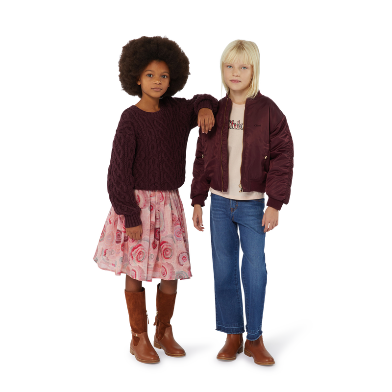 Pull torsadé en tricot CHLOE 
                    FILLE