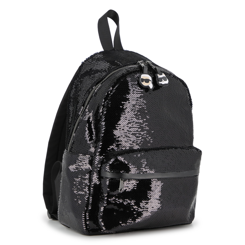 Sac à dos orné de sequins brillants KARL LAGERFELD KIDS 
                    FILLE