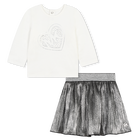 T-shirt et jupe pliss&eacute;e MICHAEL KORS 
                    FILLE
