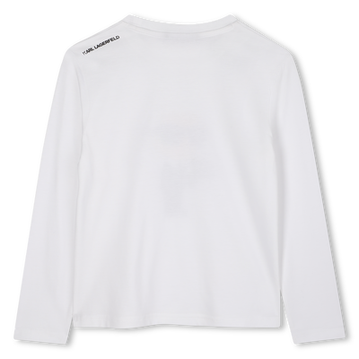 T-shirt &agrave; manches longues KARL LAGERFELD KIDS GARCON