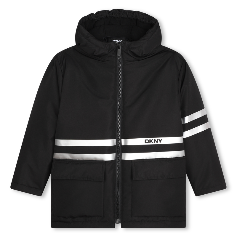 Parka d&eacute;perlante &agrave; capuche DKNY 
                        UNISEXE
