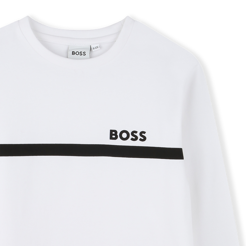 TEE-SHIRT MANCHES LONGUES BOSS 
                        GARCON