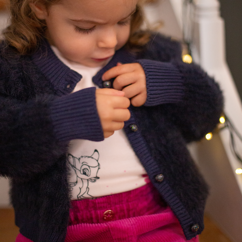 Cardigan en tricot fantaisie CARREMENT BEAU 
                    FILLE