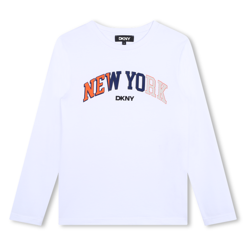 T-shirt manches longues coton DKNY 
                        GARCON