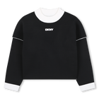 Pull r&eacute;versible en tricot DKNY 
                    FILLE