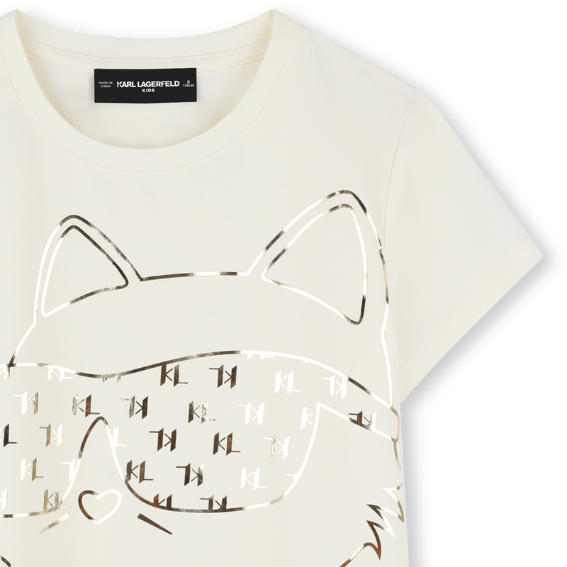 T-shirt &agrave; manches courtes KARL LAGERFELD KIDS 
                        FILLE
