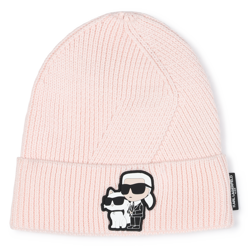 Bonnet tricot KARL LAGERFELD KIDS 
                    FILLE
