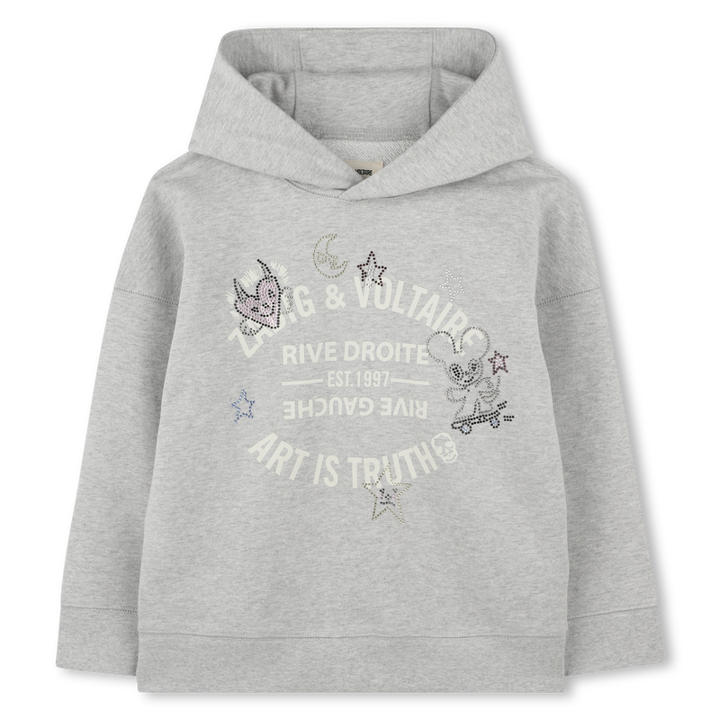 Sweat-shirt &agrave; capuche ZADIG & VOLTAIRE 
                        FILLE