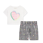 Ensemble Tee-shirt + short BILLIEBLUSH 
                    FILLE