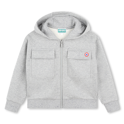 Cardigan de jogging molletonn&eacute; KENZO KIDS FILLE