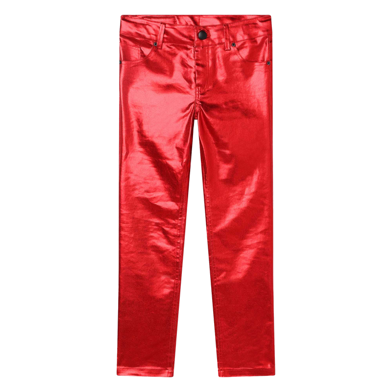 Pantalon enduit métallisé KARL LAGERFELD KIDS 
                    FILLE