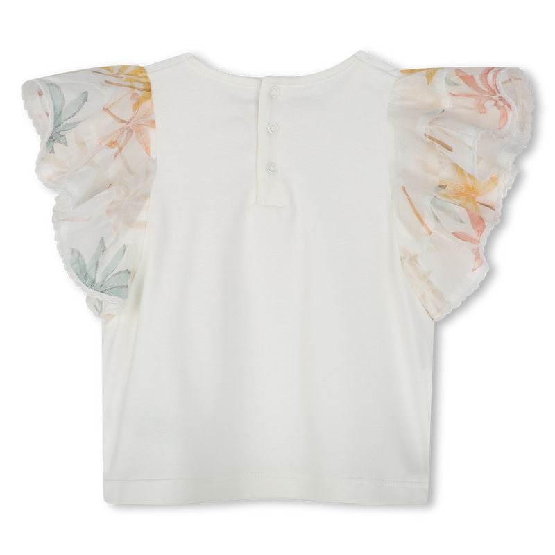T-shirt bimatière CHLOE 
                    FILLE