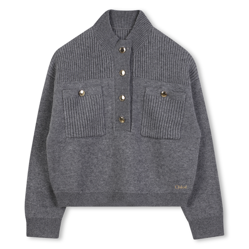 Pull col montant en tricot CHLOE 
                    FILLE