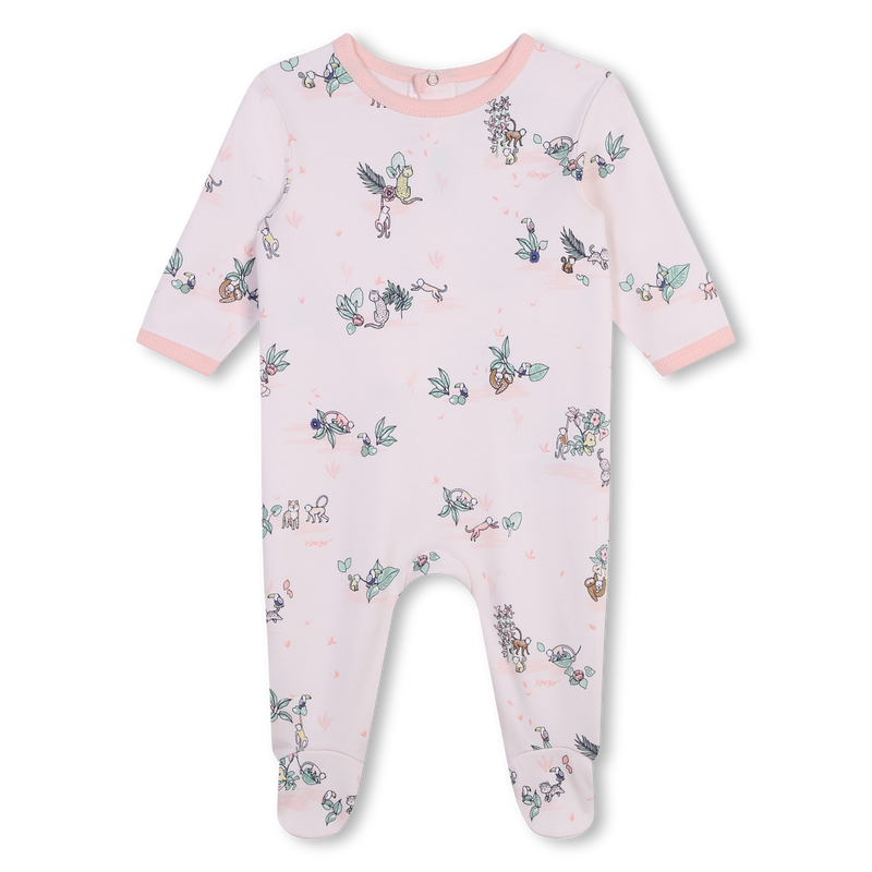 Pyjama, bonnet et bavoir coton KENZO KIDS 
                    FILLE