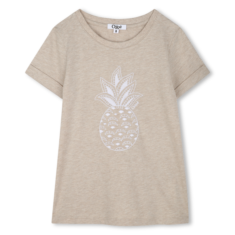 T-shirt avec ananas brodé CHLOE 
                    FILLE