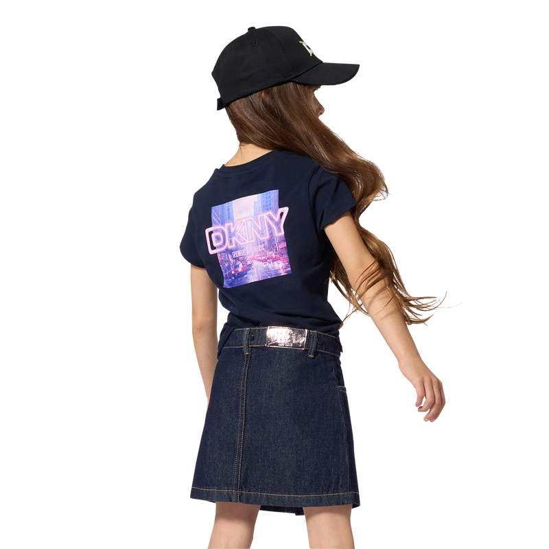 Tee-shirt manches courtes DKNY 
                        FILLE