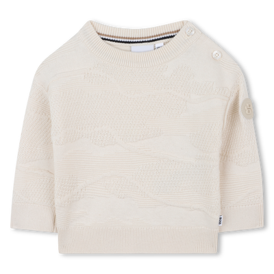 Pull col rond BOSS GARCON