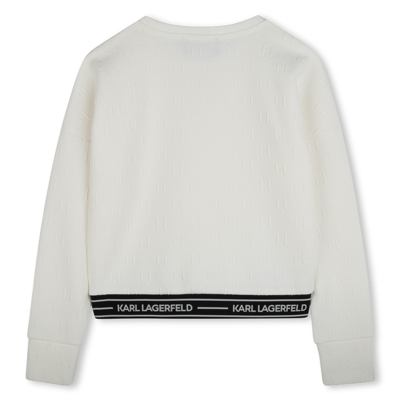 Sweat-shirt à manches longues KARL LAGERFELD KIDS 
                    FILLE
