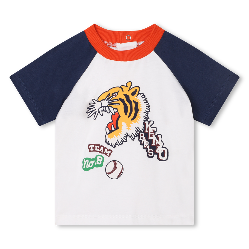T-shirt avec imprimé placé KENZO KIDS 
                    GARCON