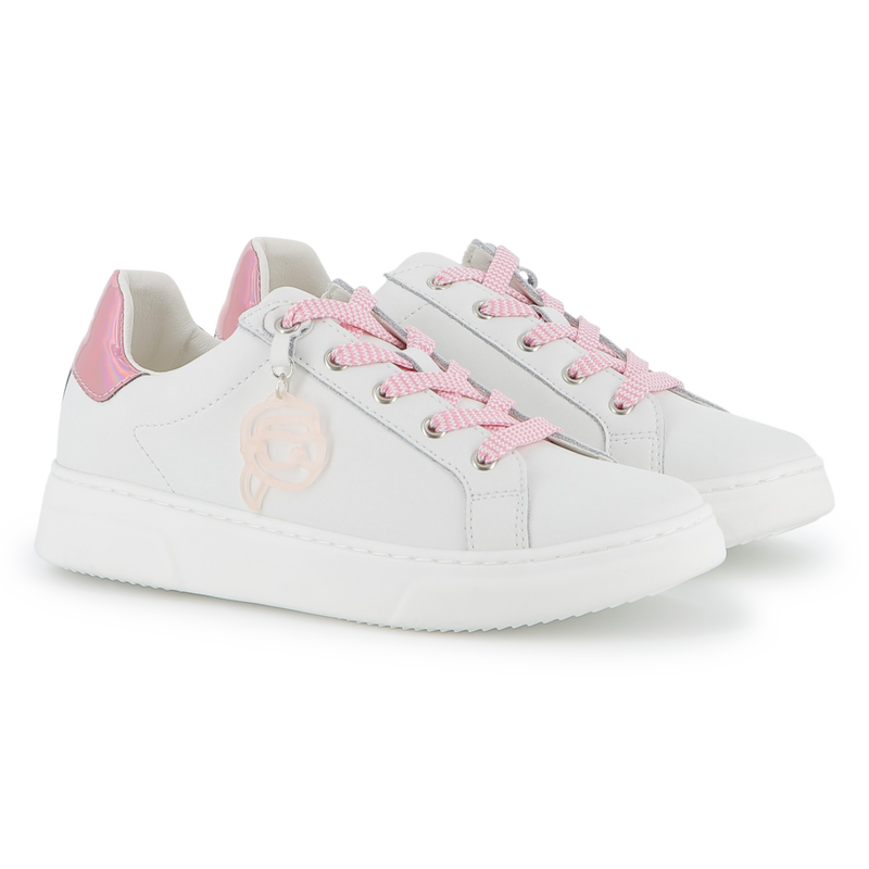 Baskets basse à lacets KARL LAGERFELD KIDS 
                    FILLE