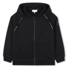 Cardigan &agrave; capuche, BLACK, hi-res