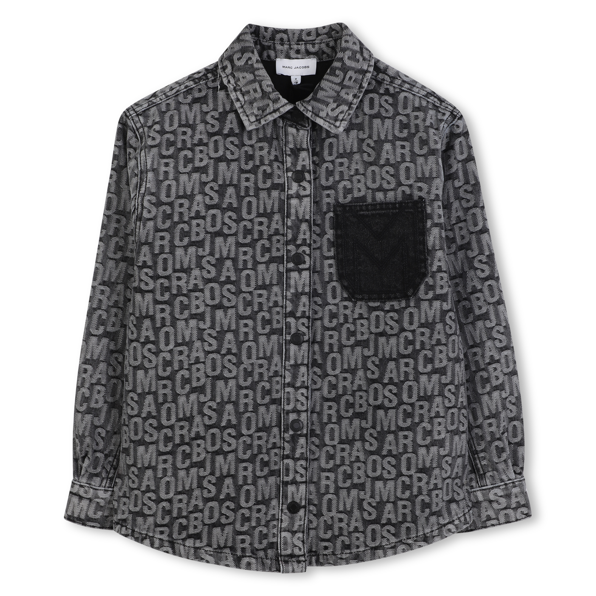 Jacquard denim shirt