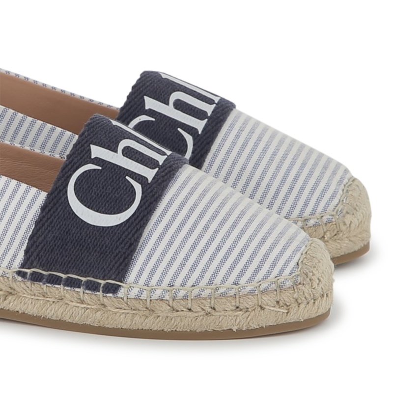 Espadrilles en toile rayée CHLOE 
                    FILLE