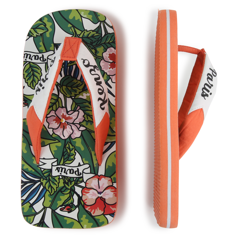 Tongs avec semelle imprimée KENZO KIDS 
                    UNISEXE