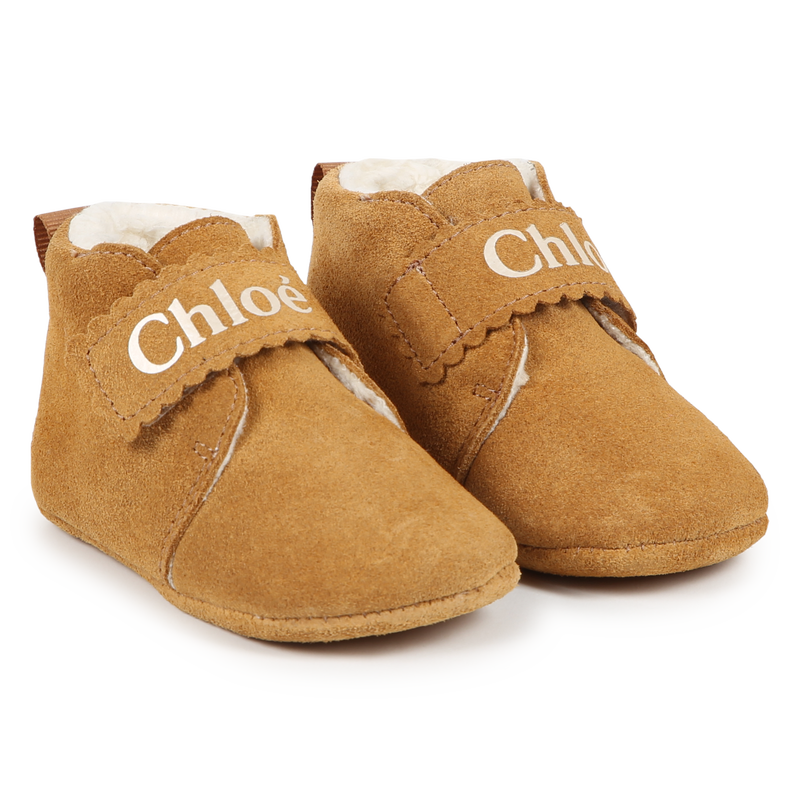 Chaussons avec bande auto-agrippante CHLOE 
                    FILLE