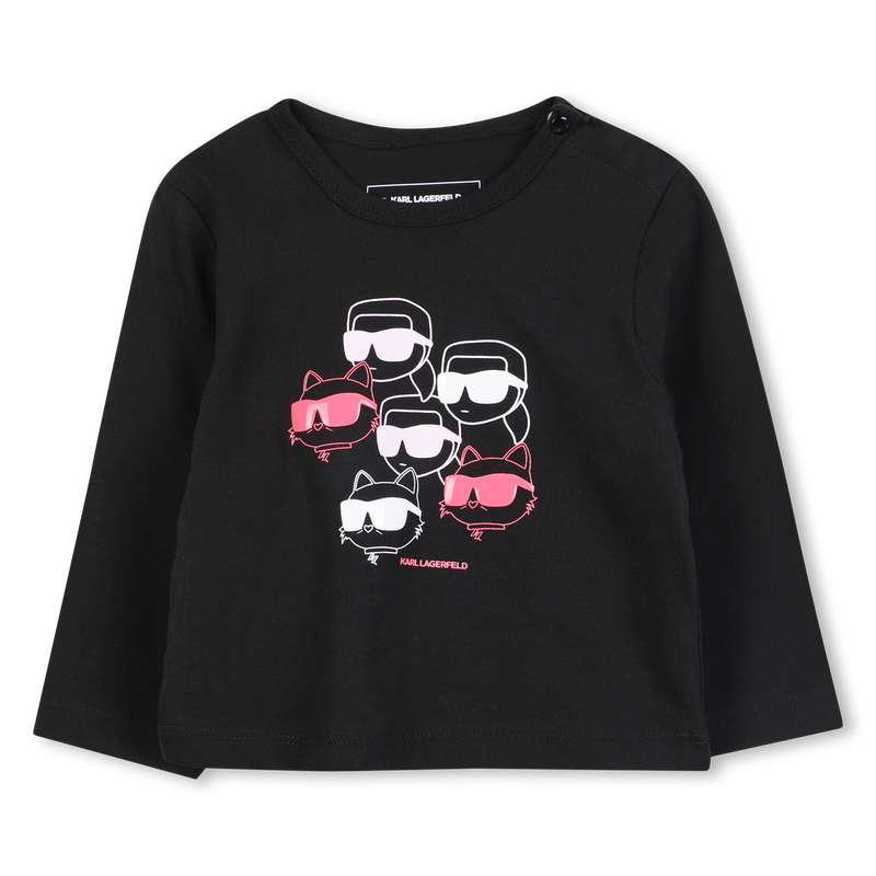T-shirt à manches longues KARL LAGERFELD KIDS 
                    FILLE