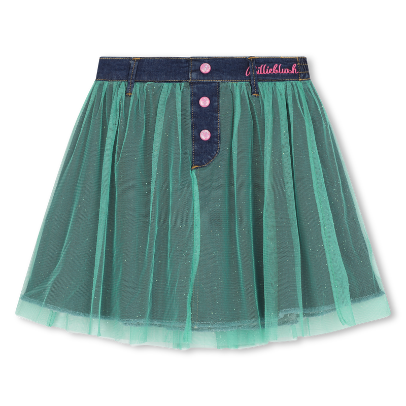 Jupon bimatière pressionné BILLIEBLUSH 
                    FILLE