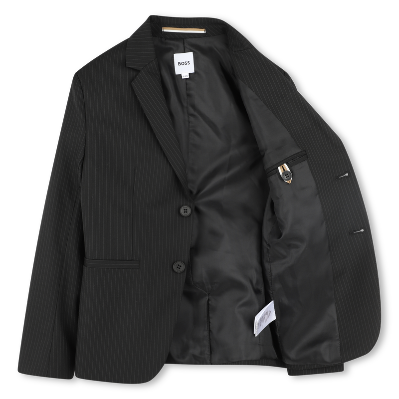 Veste boutonnée à rayures BOSS 
                    GARCON