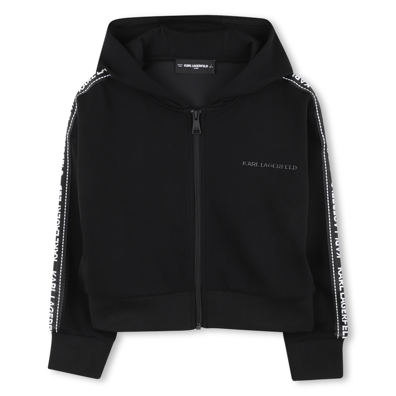 Cardigan &agrave; capuche KARL LAGERFELD KIDS 
                        FILLE