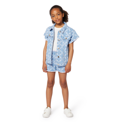 Veste en jean manches courtes MICHAEL KORS FILLE