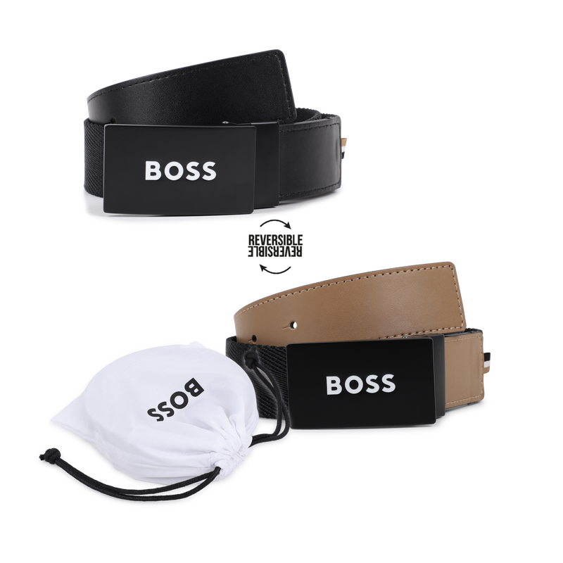 Ceinture r&eacute;versible BOSS 
                        GARCON
