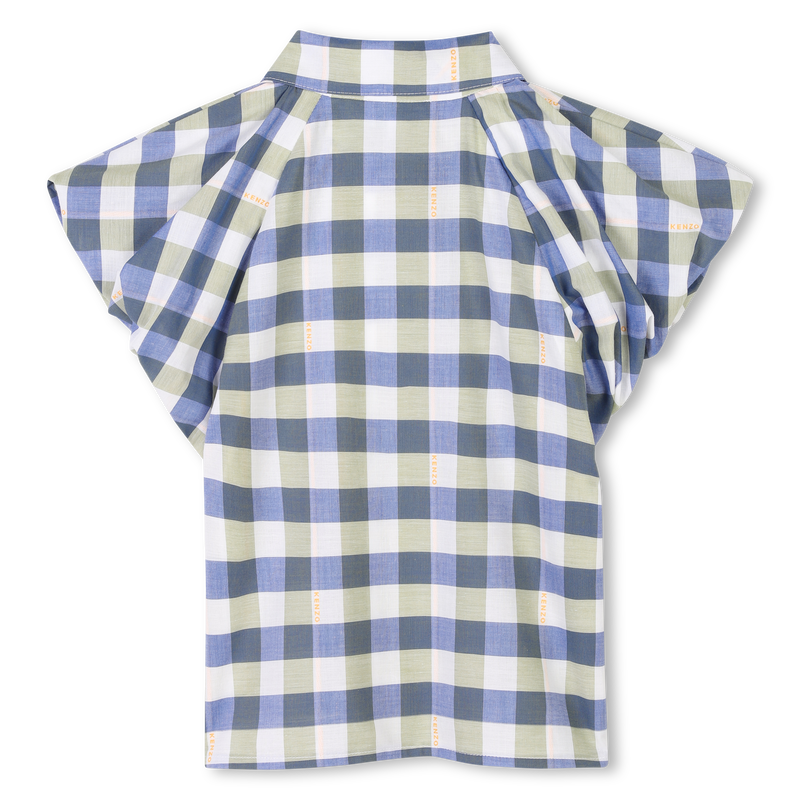 Blouse manches courtes coton KENZO KIDS 
                        FILLE