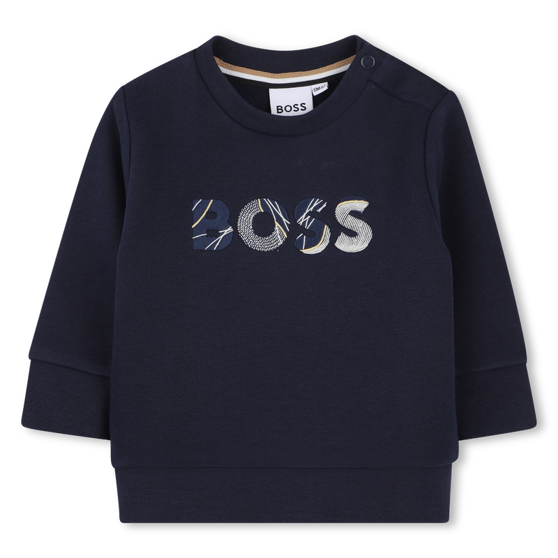 Pull col rond BOSS 
                    GARCON