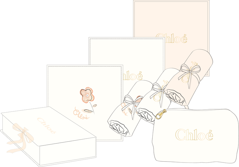 Ensemble langes et pochette CHLOE 
                    FILLE