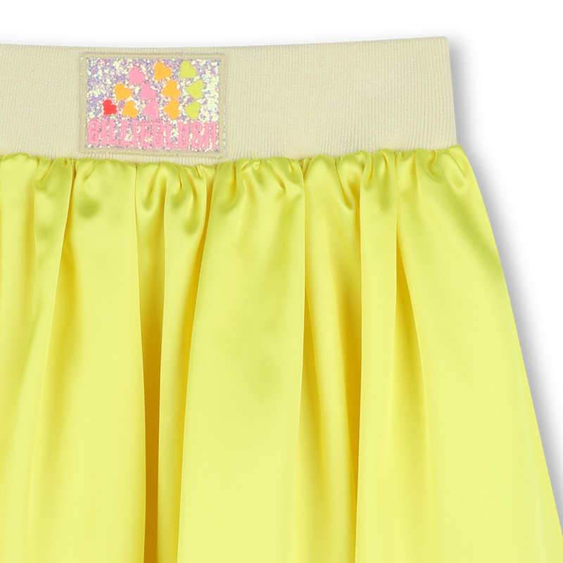 Jupe satinée avec badge BILLIEBLUSH 
                    FILLE
