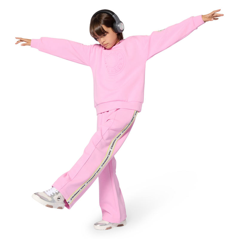 Sweat-shirt &agrave; capuche KARL LAGERFELD KIDS 
                        FILLE