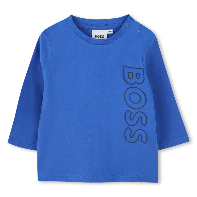 T-shirt sigle vertical BOSS 
                        GARCON