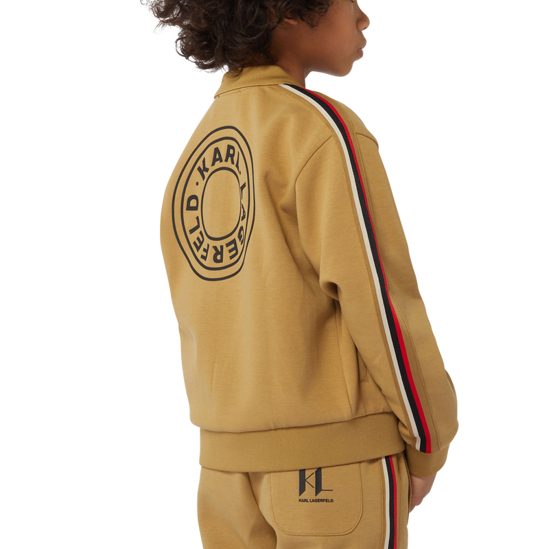 Cardigan de jogging zipp&eacute; KARL LAGERFELD KIDS 
                        GARCON