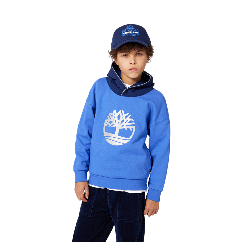 Sweat-shirt en molleton gratt&eacute; TIMBERLAND 
                        GARCON