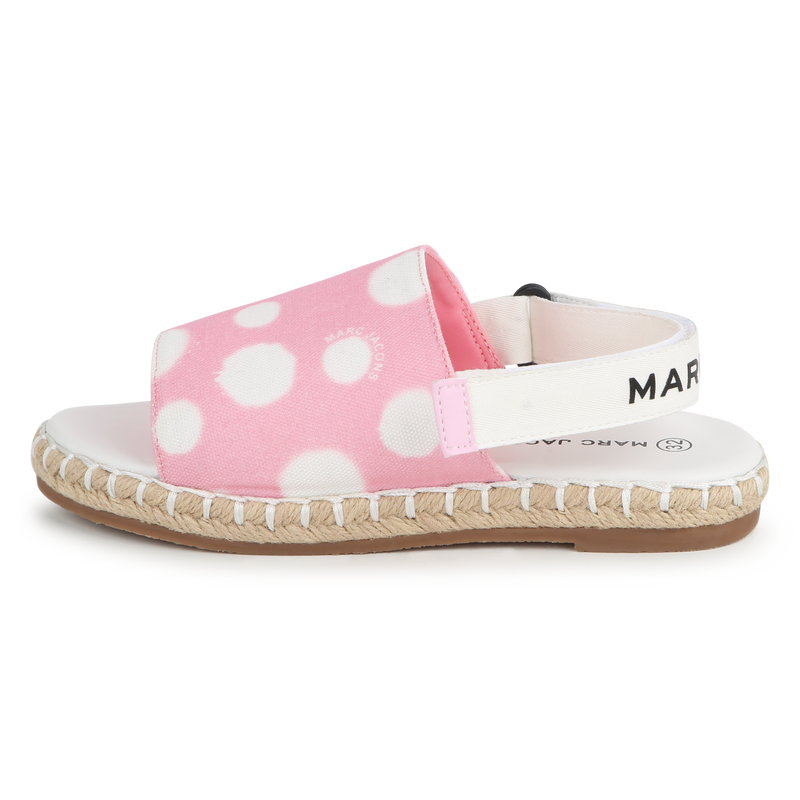 Espadrilles ouvertes à pois THE MARC JACOBS 
                    FILLE