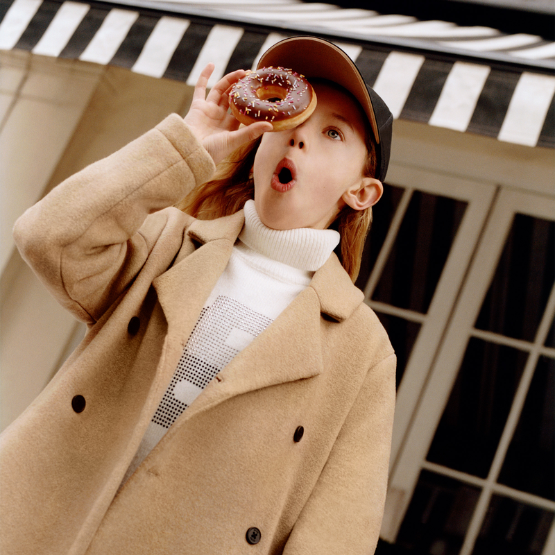 Robe pull avec strass BOSS 
                        FILLE