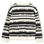 Sweat-shirt ray&eacute; KARL LAGERFELD KIDS 
                    GARCON