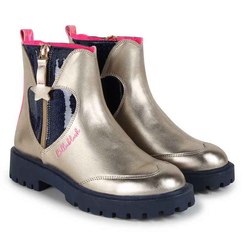 Bottines zipp&eacute;es paillet&eacute;es BILLIEBLUSH 
                        FILLE