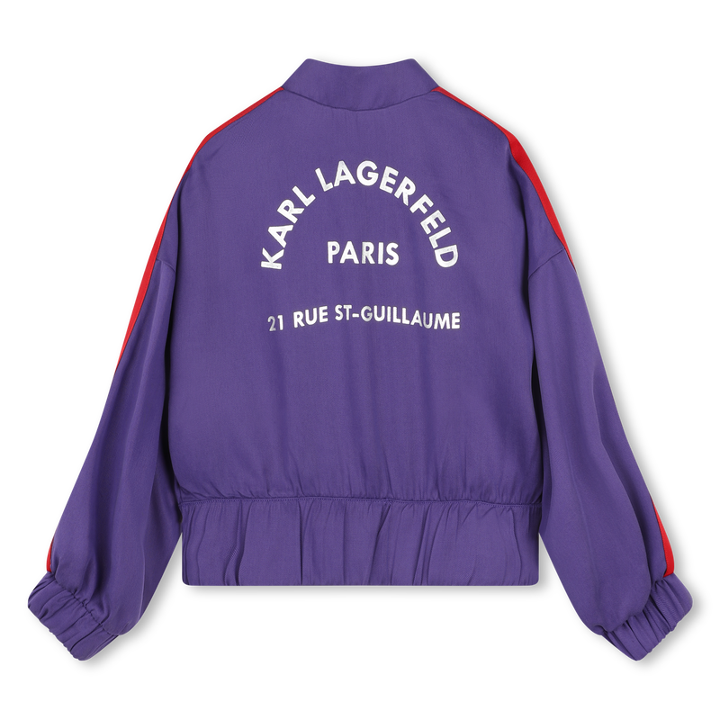 Veste jogging manches ballon KARL LAGERFELD KIDS 
                    FILLE