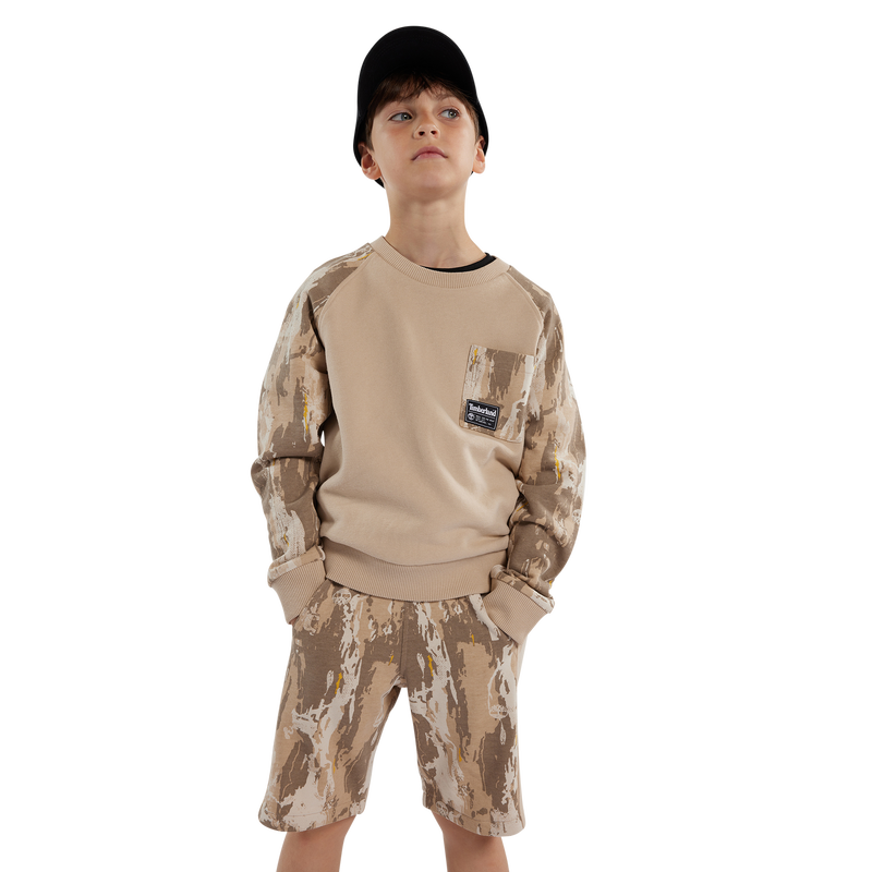 Sweat-shirt molleton à motifs TIMBERLAND 
                    GARCON