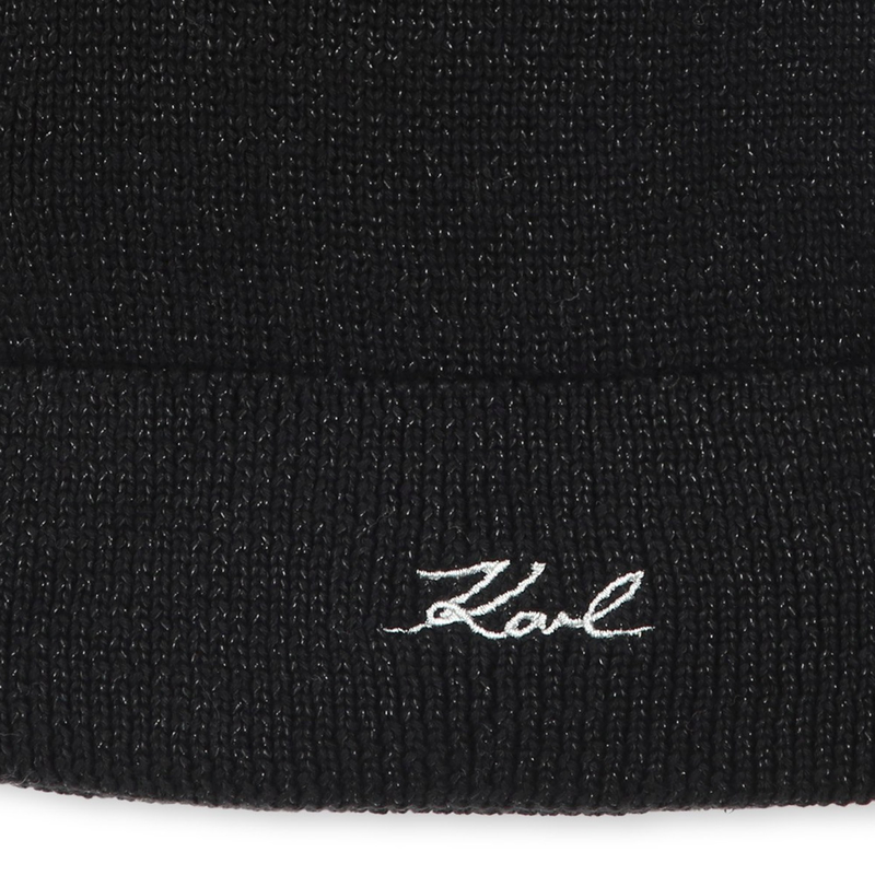 Bonnet orn&eacute; de sequins KARL LAGERFELD KIDS 
                        FILLE